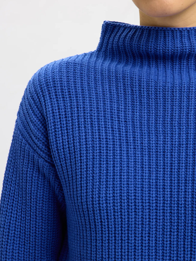 Selected Selma Sweater in Blue
