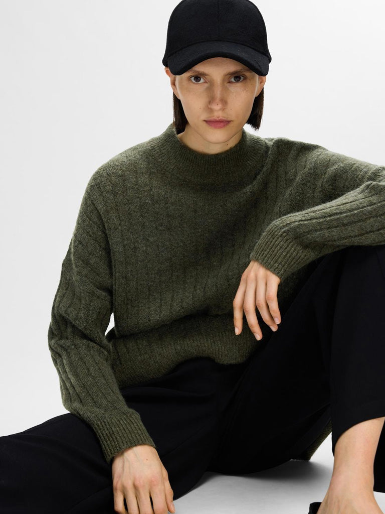 Selected Femme Maline Sweater in Kalamata Melange