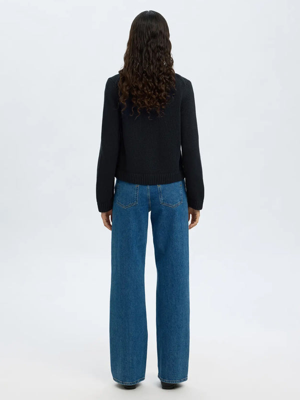 Selected Ivy Cardigan in Dark Sapphire