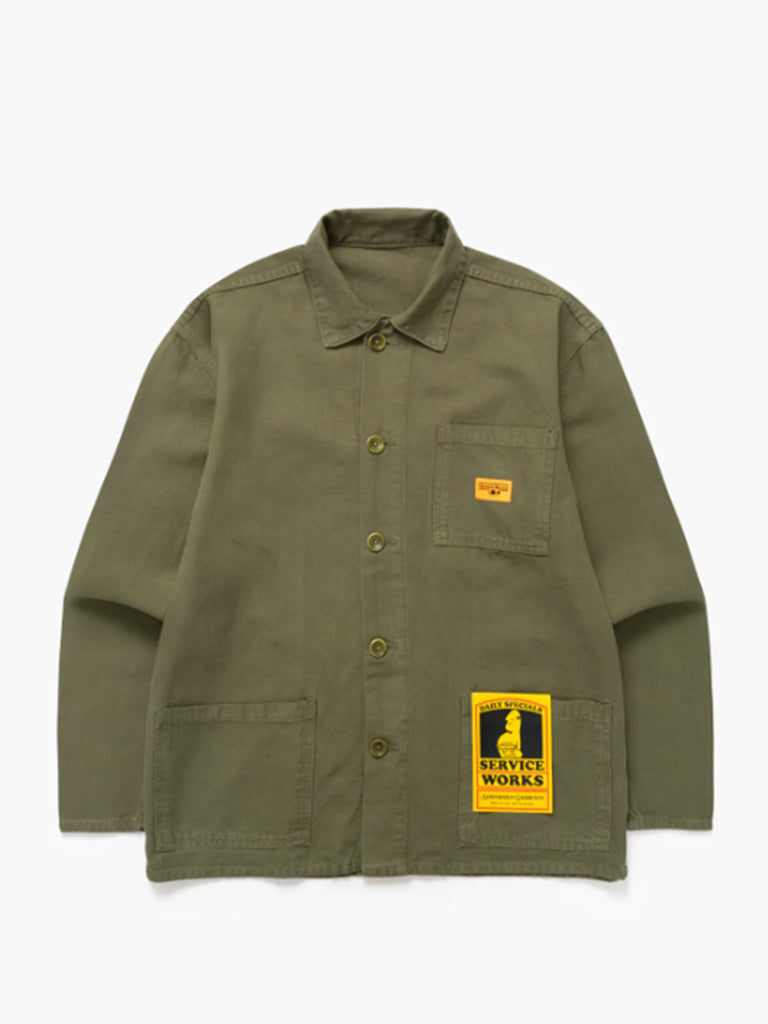 Service Works Chore Shirt in Olive