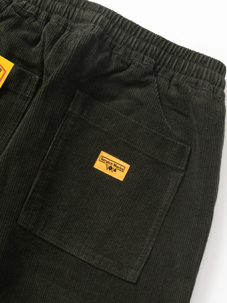 Service Works Corduroy Chef Pants in Coppice