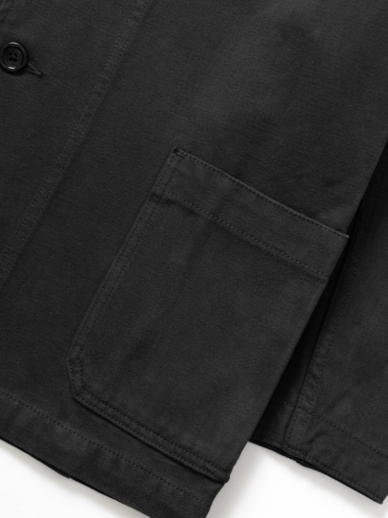 Service Works Moleskin Server Jacket in Black