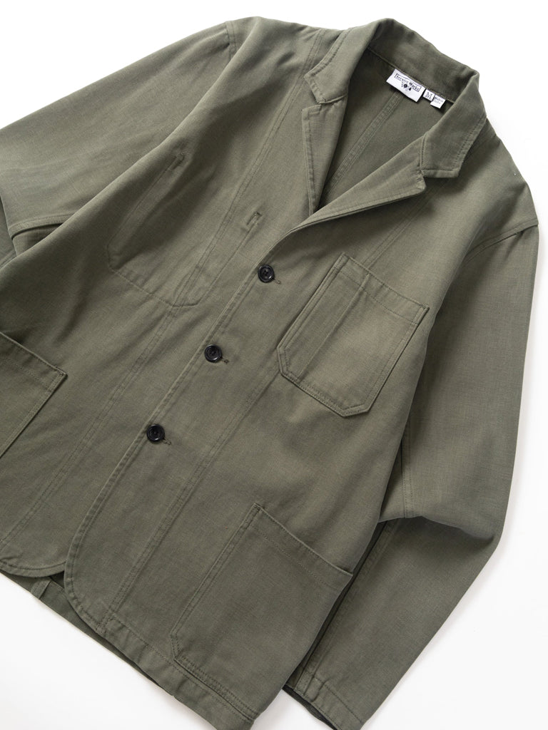 Service Works Moleskin Server Jacket in Moss