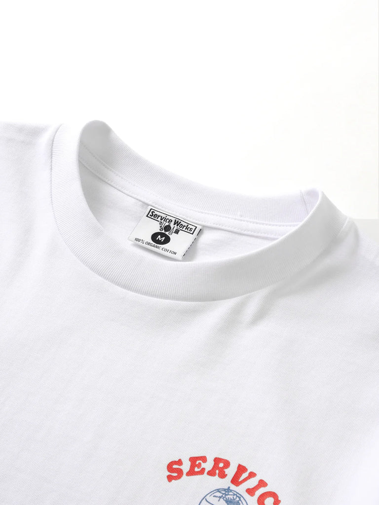 Service Works Organic Chefswear T-Shirt in White