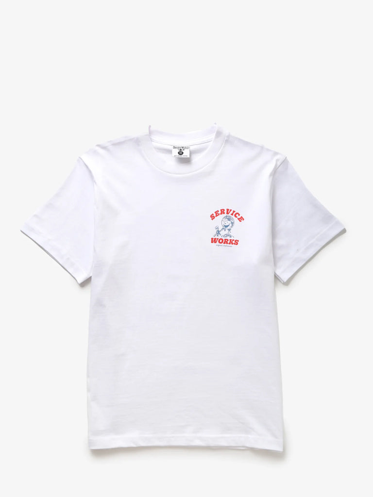 Service Works Organic Chefswear T-Shirt in White