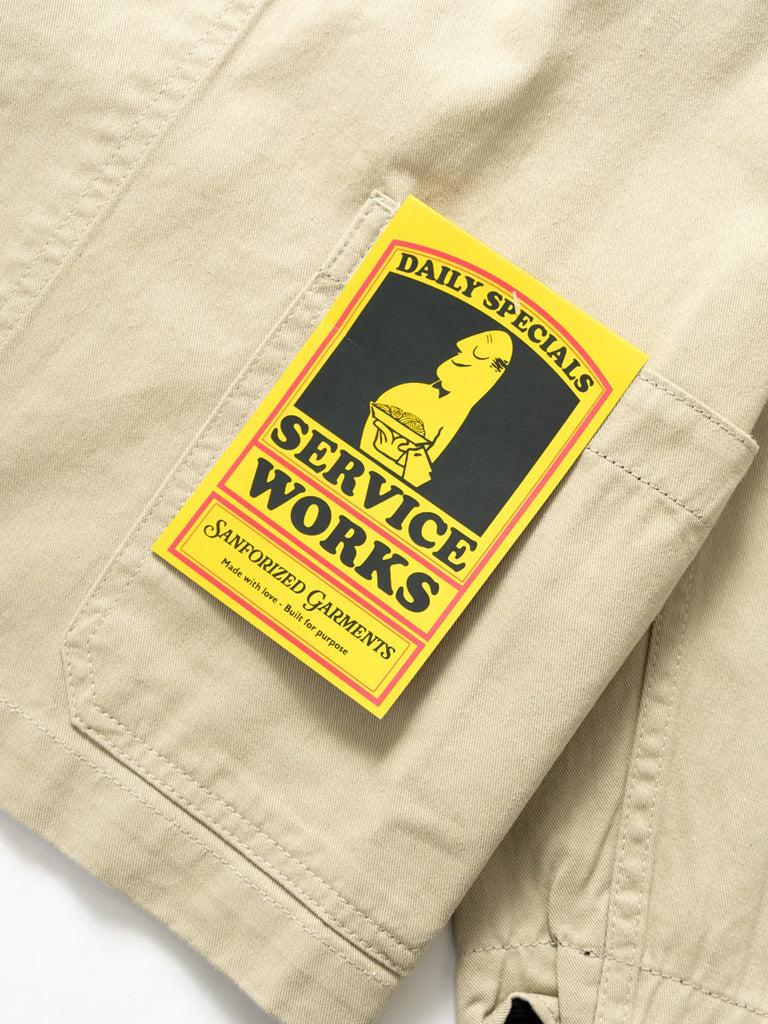Service Works Server Suit Jacket in Khaki