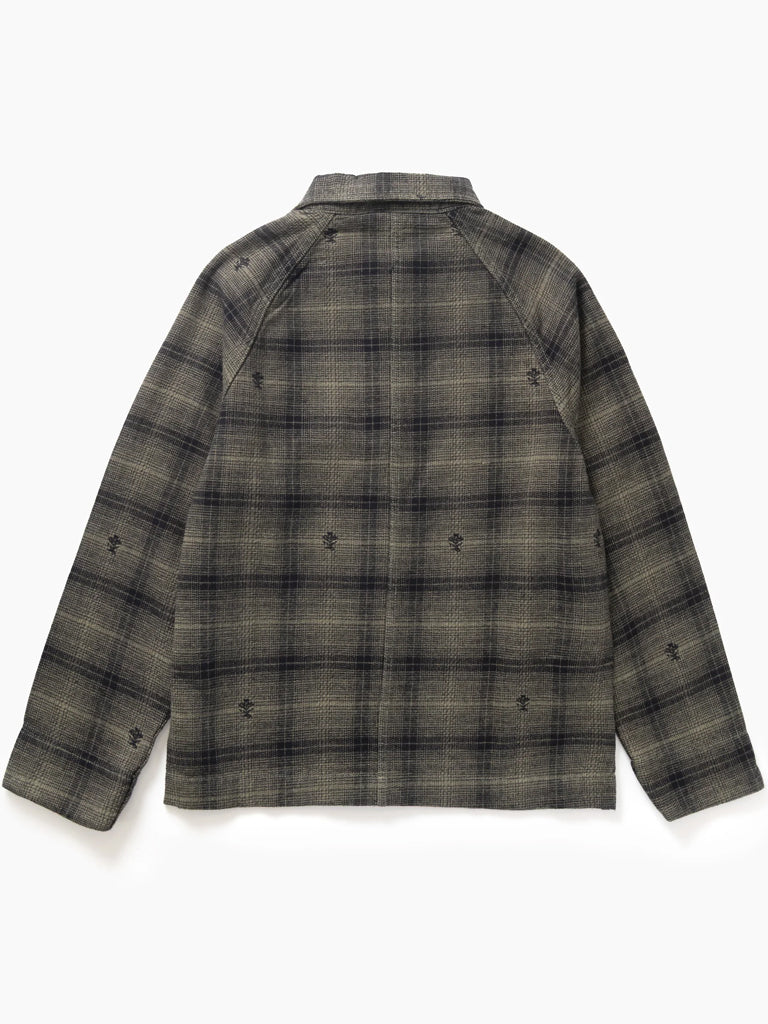 Service Works Thistle Plaid FOH Jacket in Black
