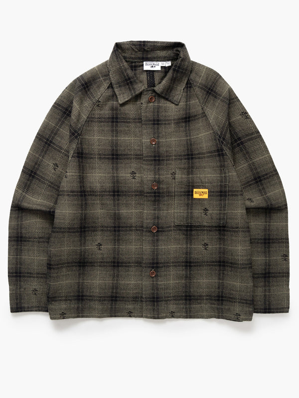 Service Works Thistle Plaid FOH Jacket in Black