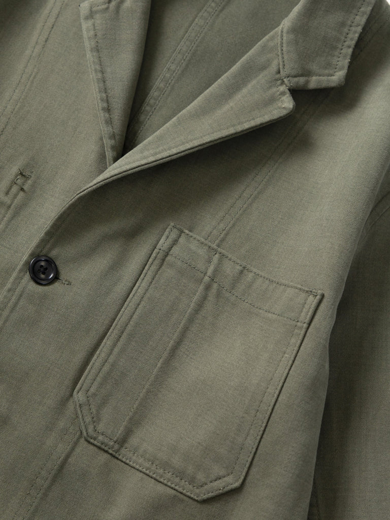 Service Works Moleskin Server Jacket in Moss