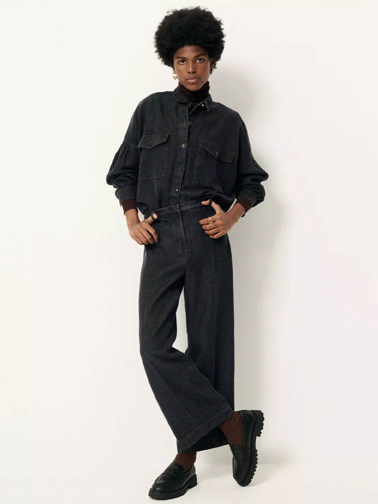 Sessun Aldivo Trousers in Carbonella