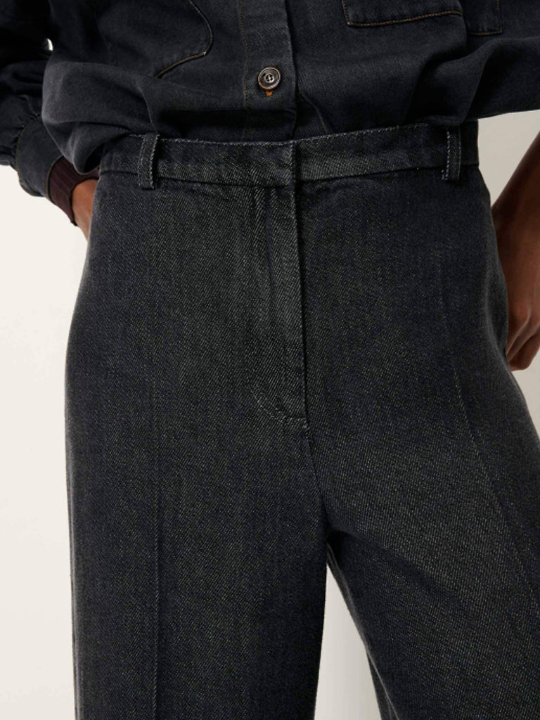 Sessun Aldivo Trousers in Carbonella