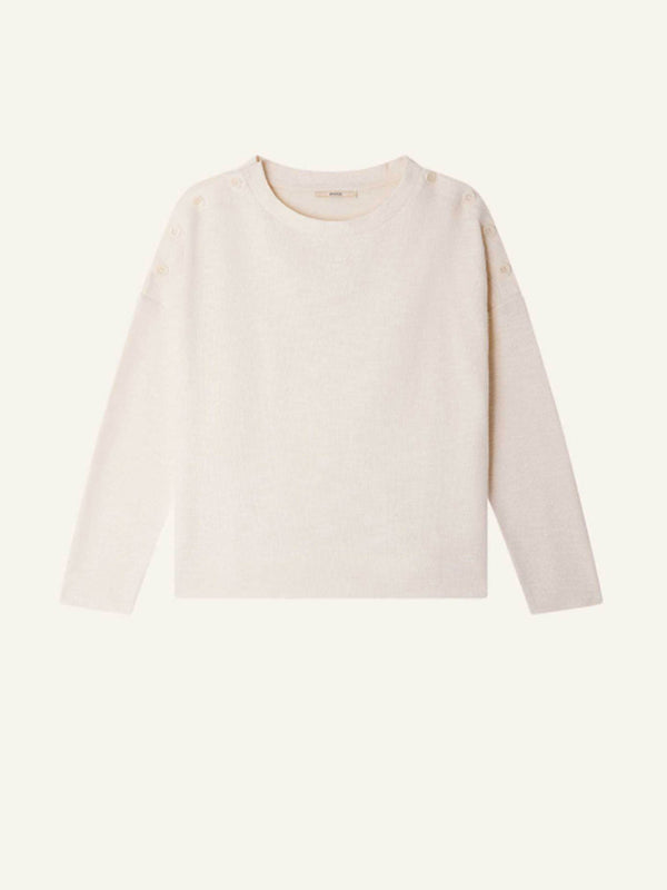 Sessun Austin Waffle T-Shirt in Fleur de Sel