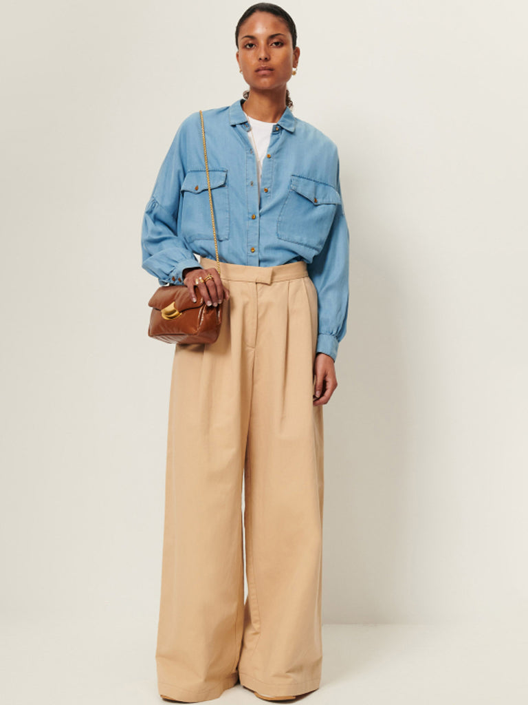 Sessun Botania Shirt in Provincia Blue