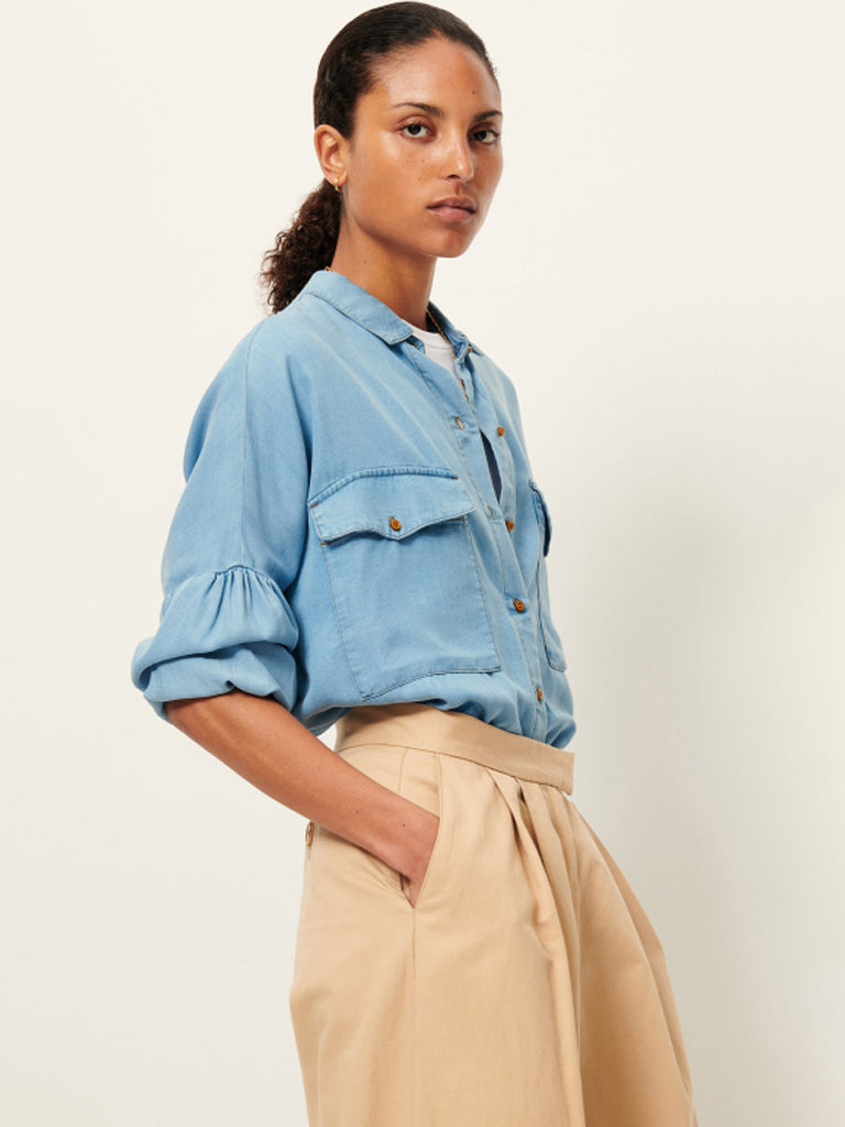 Sessun Botania Shirt in Provincia Blue