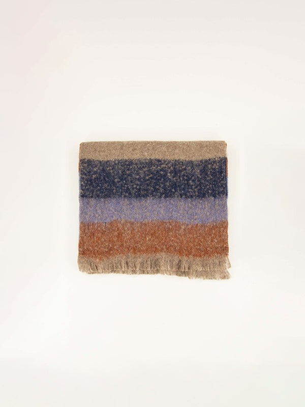 Sessun Delio Check Scarf in Nomad Mauve