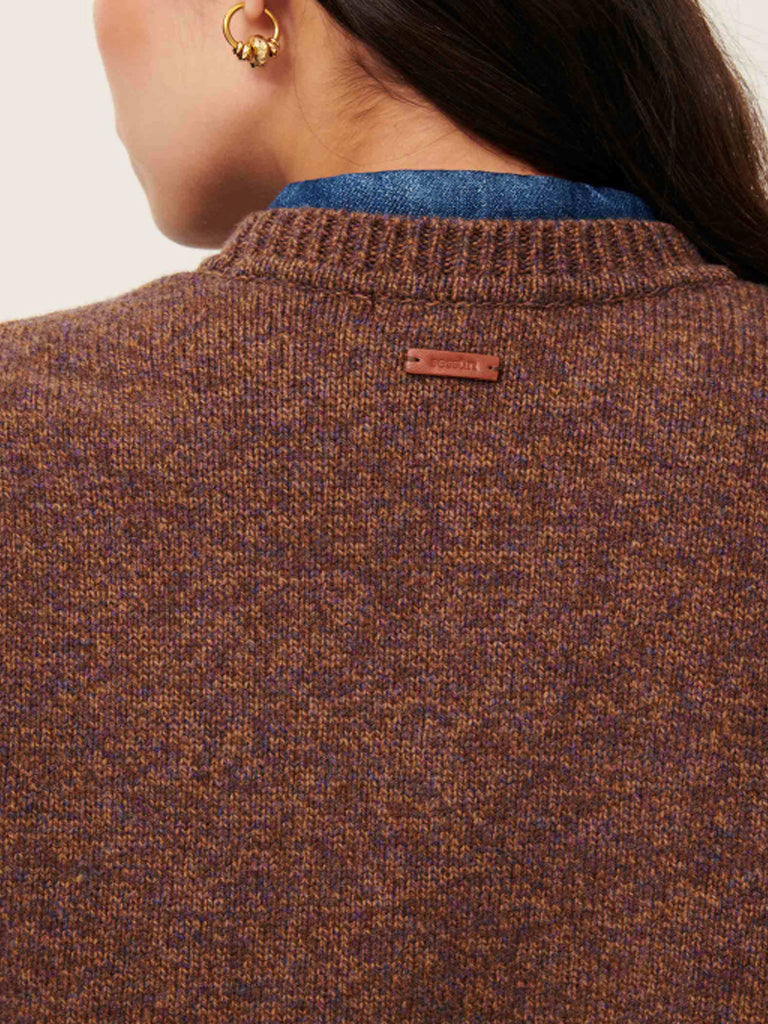 Sessun Fabinino Sweater Vest in Agate Brown
