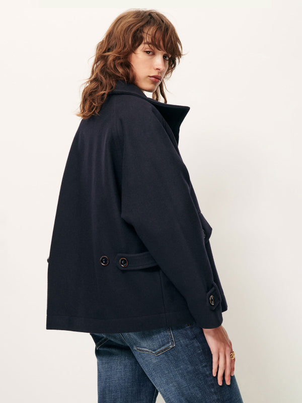 Sessun Lee Wooly Jacket in Navy