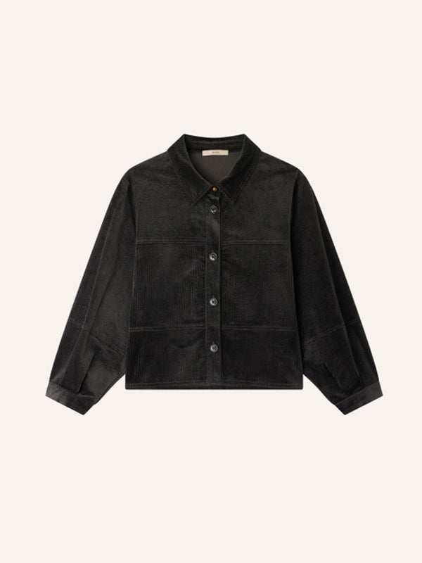 Sessun Leotown Overshirt in Basalt