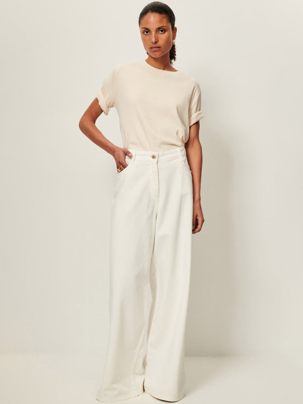 Sessun Serge T-Shirt in Fleur de Sel