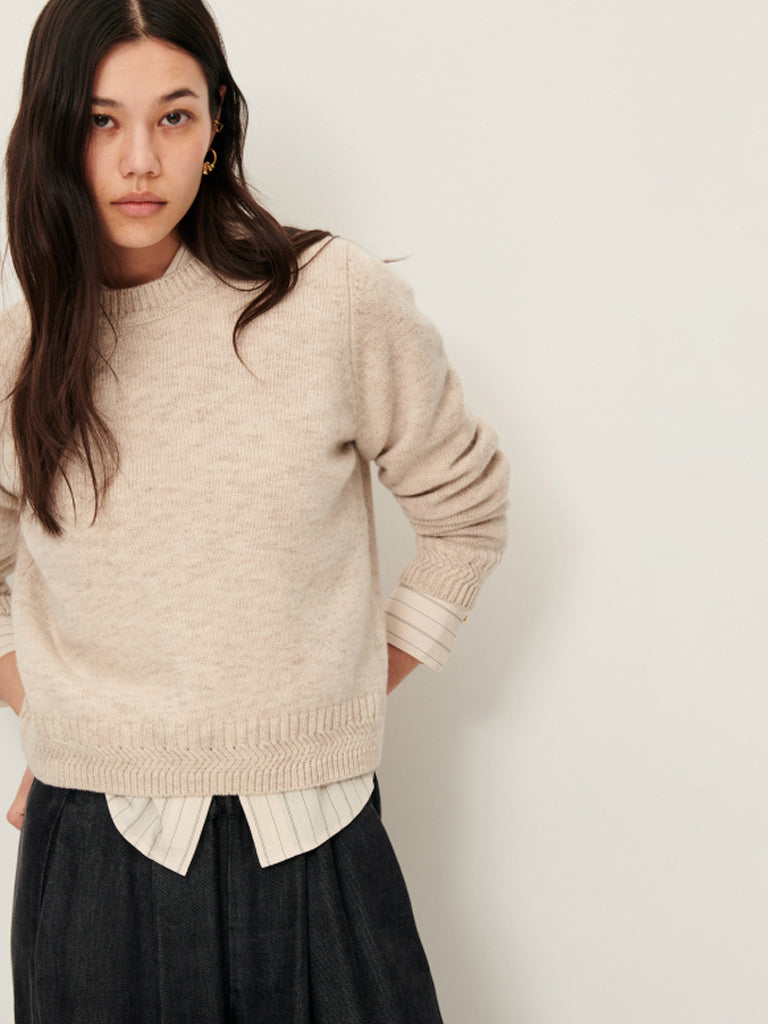 Sessun Silty Sweater in Calcaire