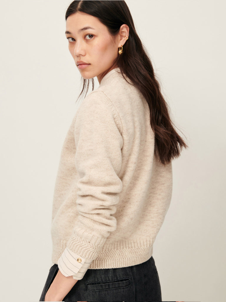 Sessun Silty Sweater in Calcaire