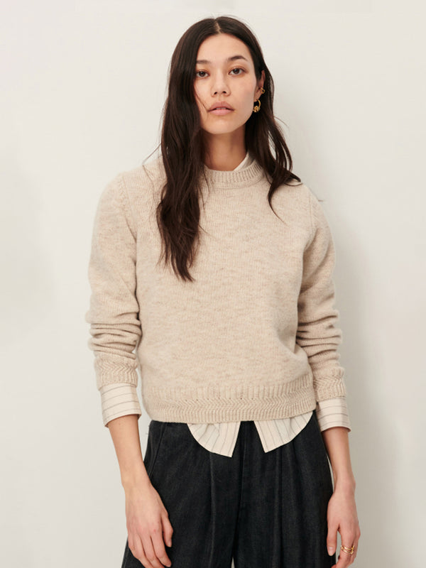 Sessun Silty Sweater in Calcaire