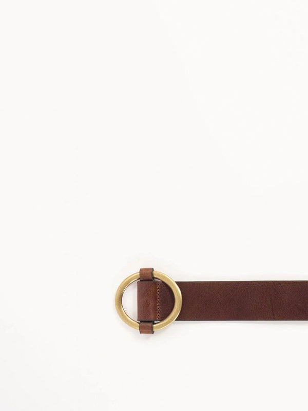 Sessun Tisao Belt in Chestnut Leather
