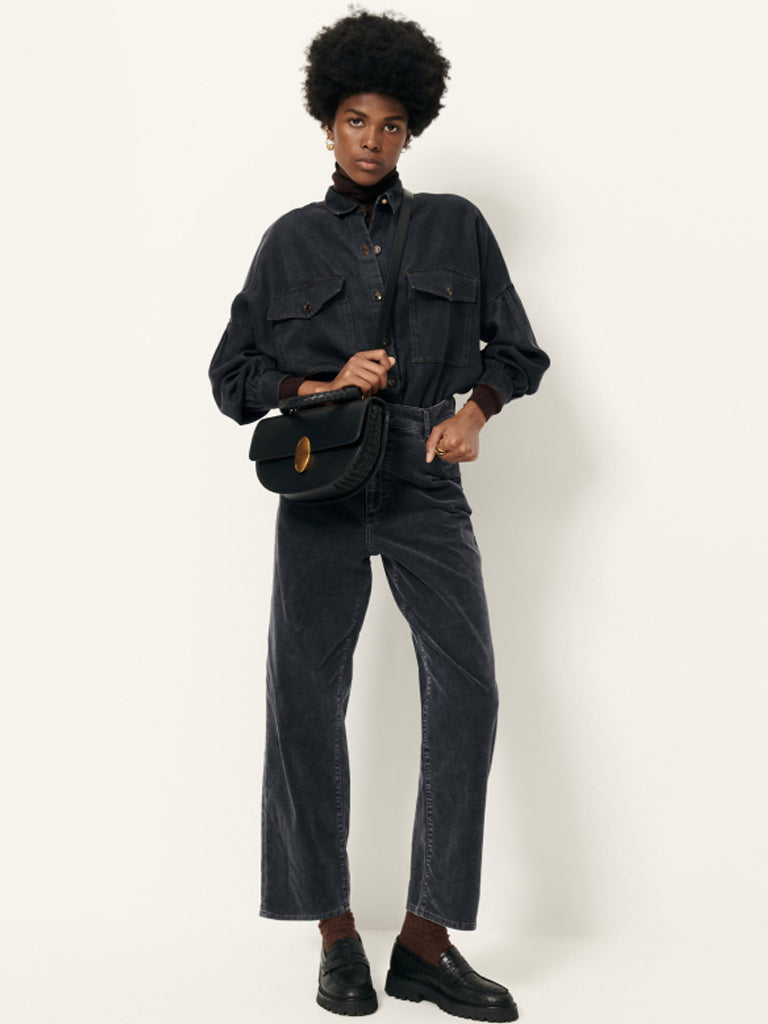 Sessun Velvet Cruise Trousers in Graffit