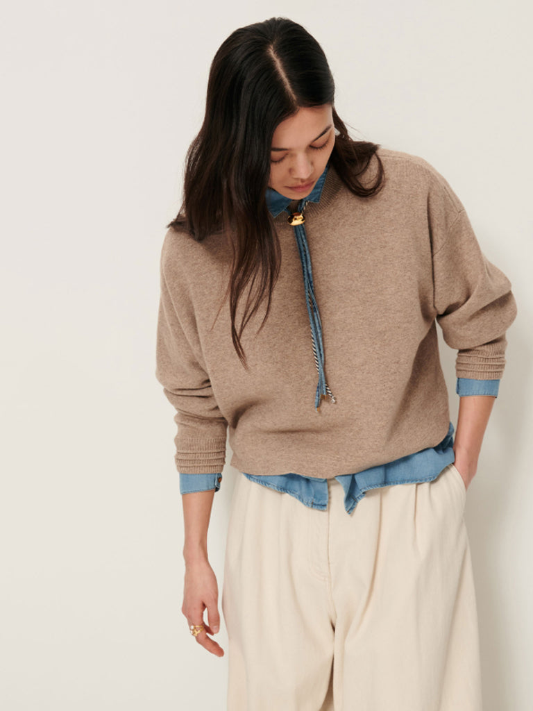 Sessun Vizzanova Sweater in Fossil