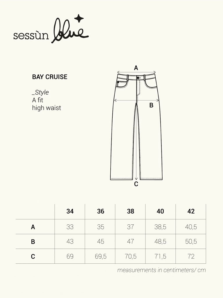 Sessun Bay Cruise Jeans in Astral Blue