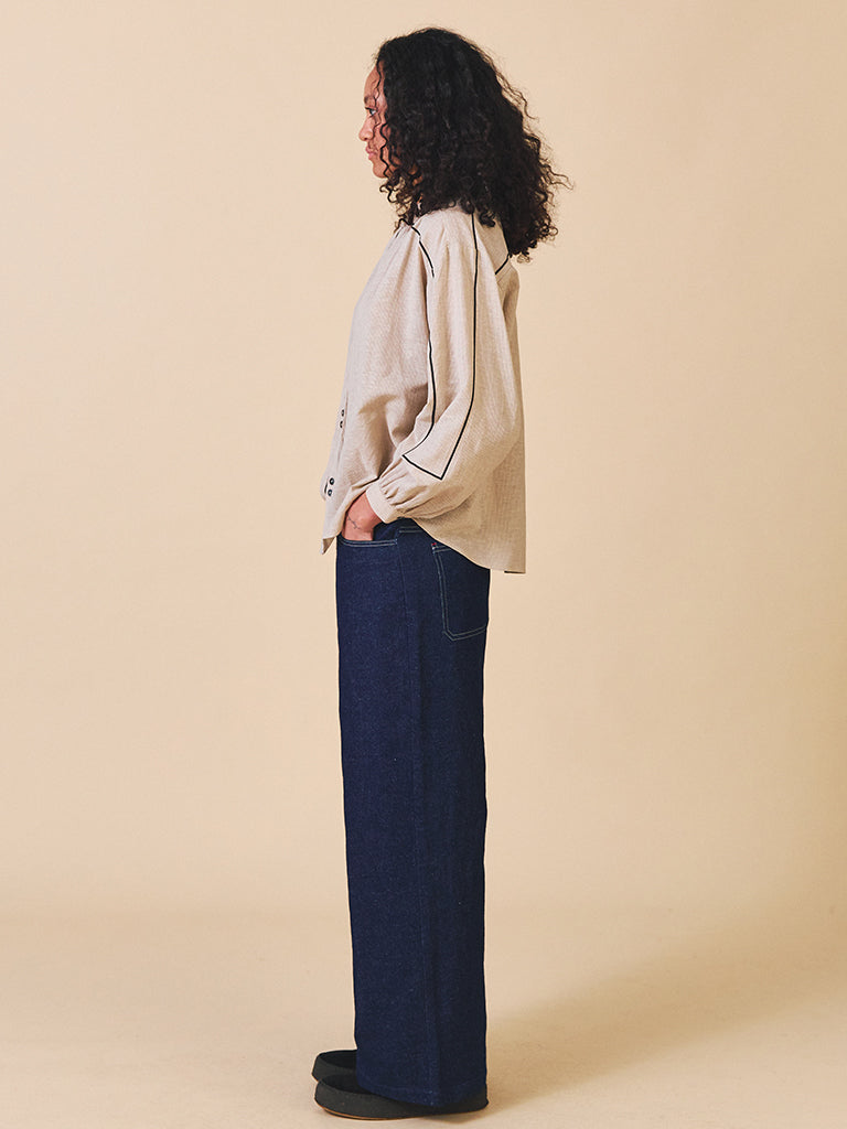 Sideline Willow Shirt in Stone