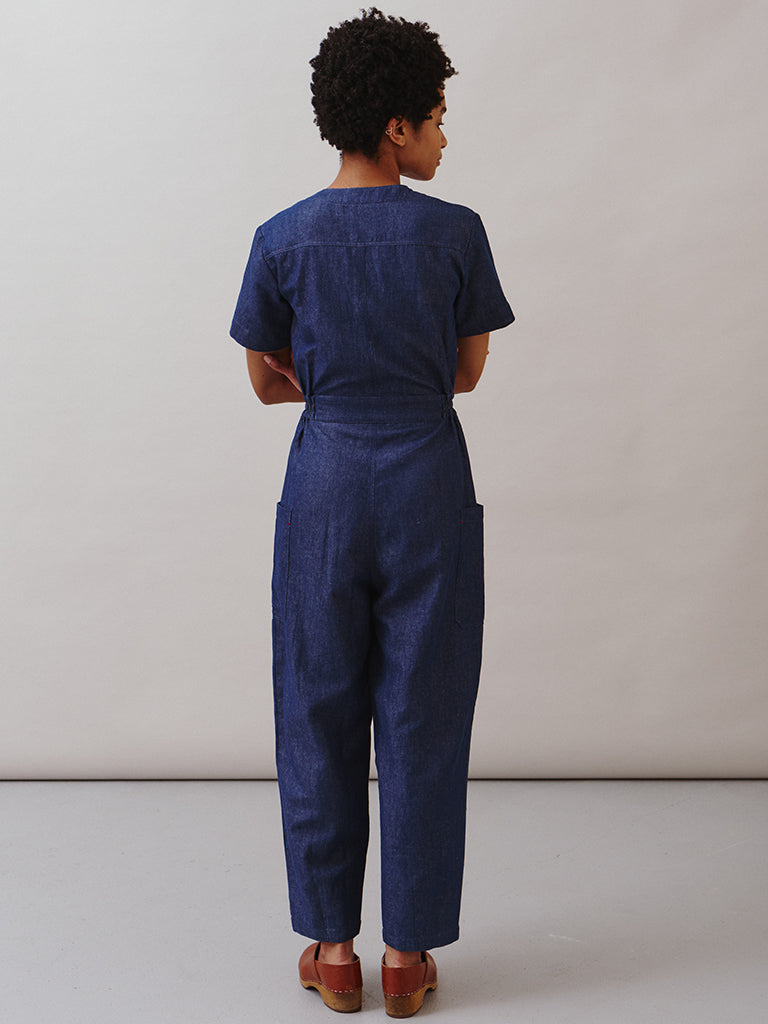 Sideline Aida Jumpsuit in Indigo