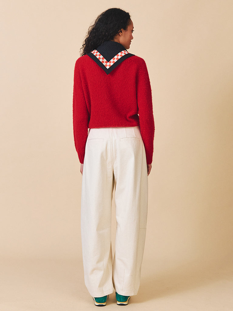 Sideline Nova Sweater in Red