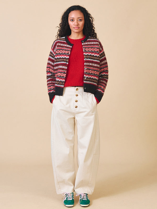 Sideline Lola Cardigan in Black Mix