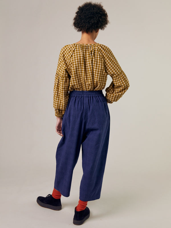 Sideline Mary Trousers in Indigo