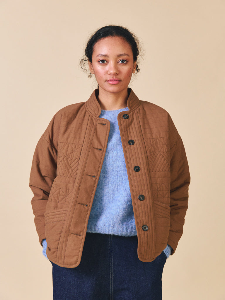 Sideline Matilda Jacket in Toffee