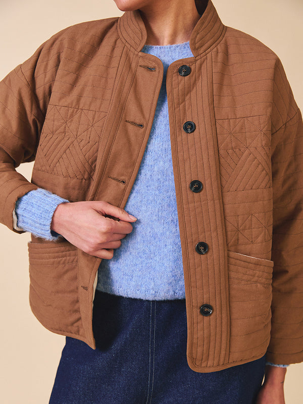 Sideline Matilda Jacket in Toffee