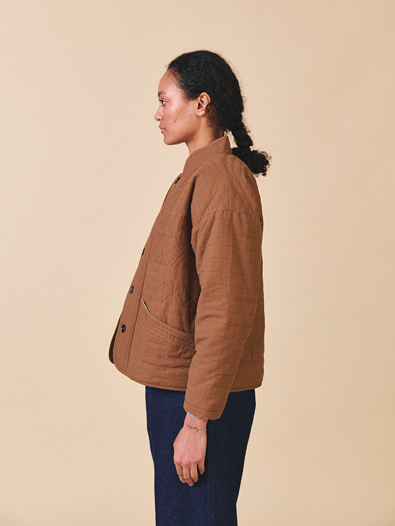 Sideline Matilda Jacket in Toffee