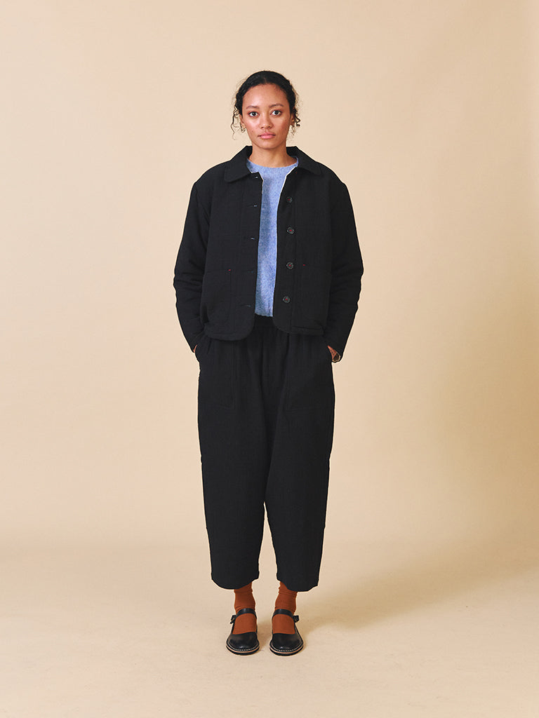 Sideline Molly Jacket in Black