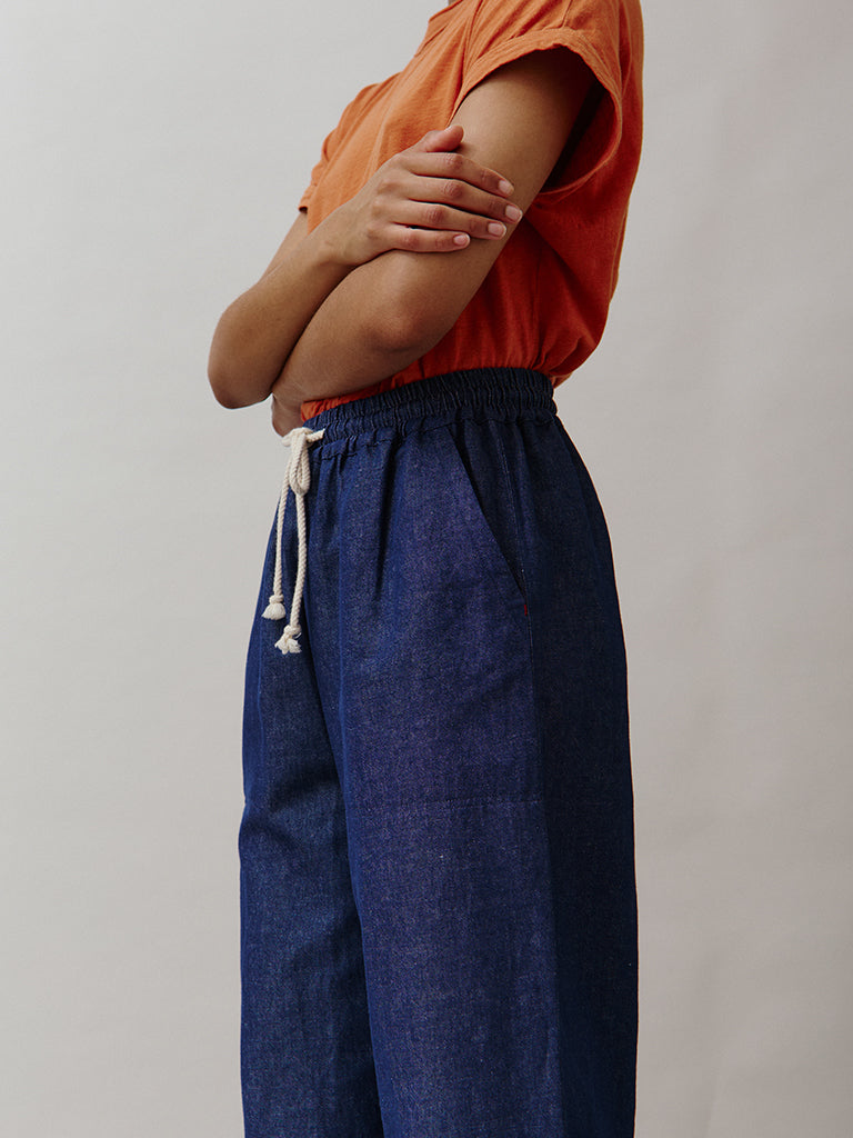 Sideline Orla Trousers in Indigo