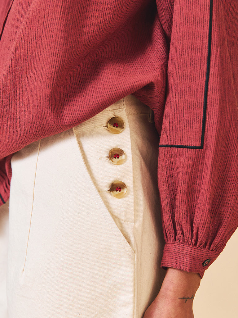Sideline Pia Jeans in Oat