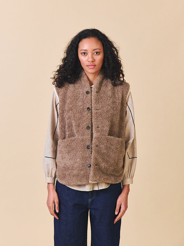 Sideline Tilda Vest in Mink