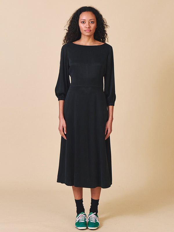 Sideline Sienna Dress in Black