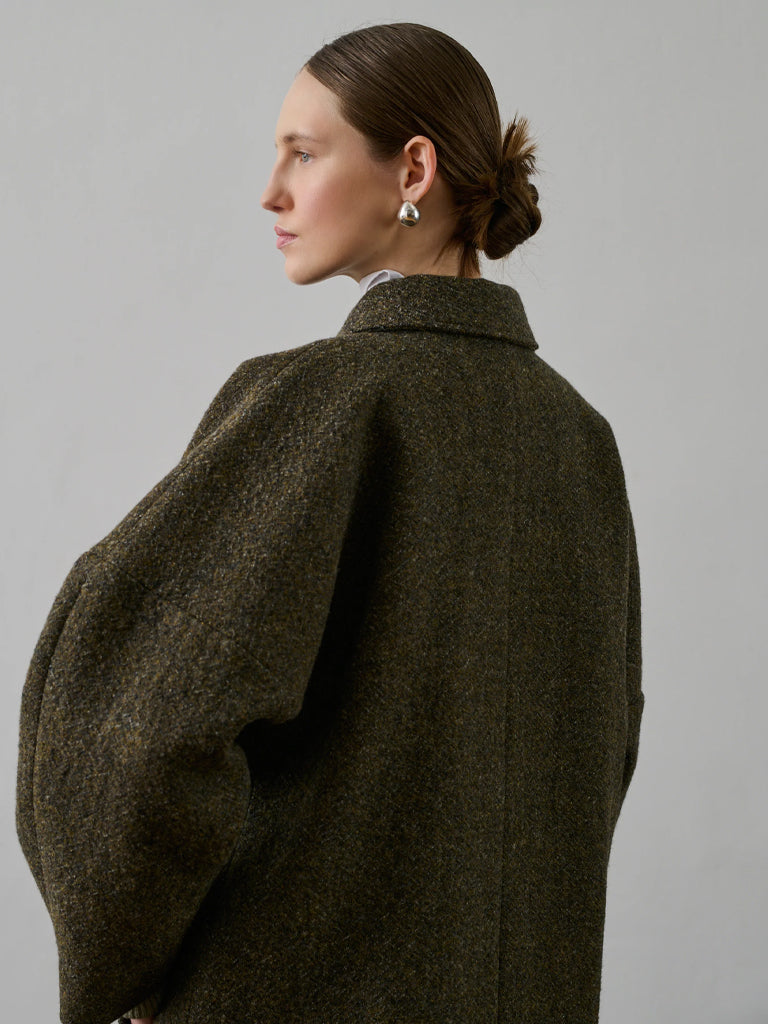 Soeur Guilhem Coat in Khaki