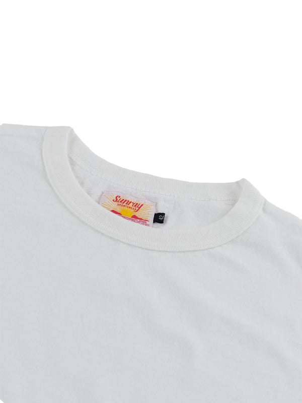 Sunray Haleiwa Short Sleeve T-Shirt in Off White