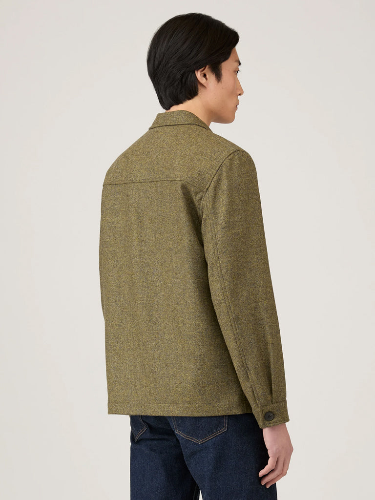 Sunspel British Wool Jacket in Sea Moss