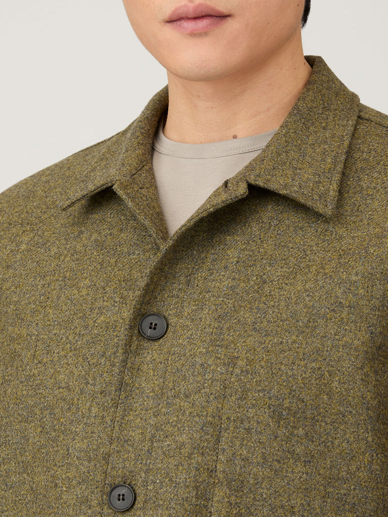 Sunspel British Wool Jacket in Sea Moss