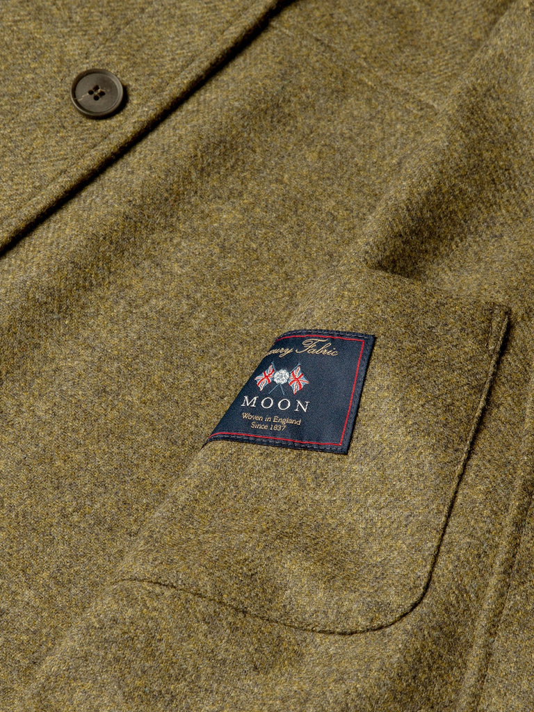 Sunspel British Wool Jacket in Sea Moss