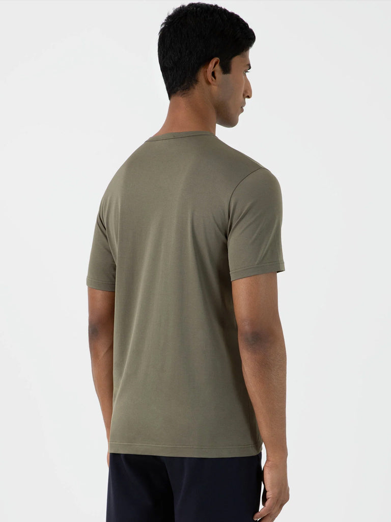 Sunspel Classic T-Shirt in Khaki