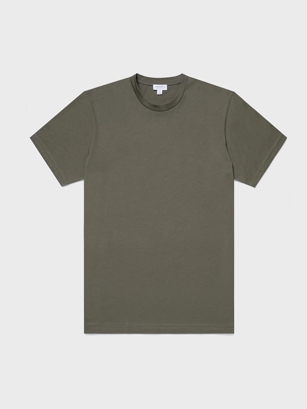 Sunspel Riviera T-Shirt in Khaki